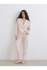LC Waikiki Kadın Pijama Takımı S69198J8 - Ekru