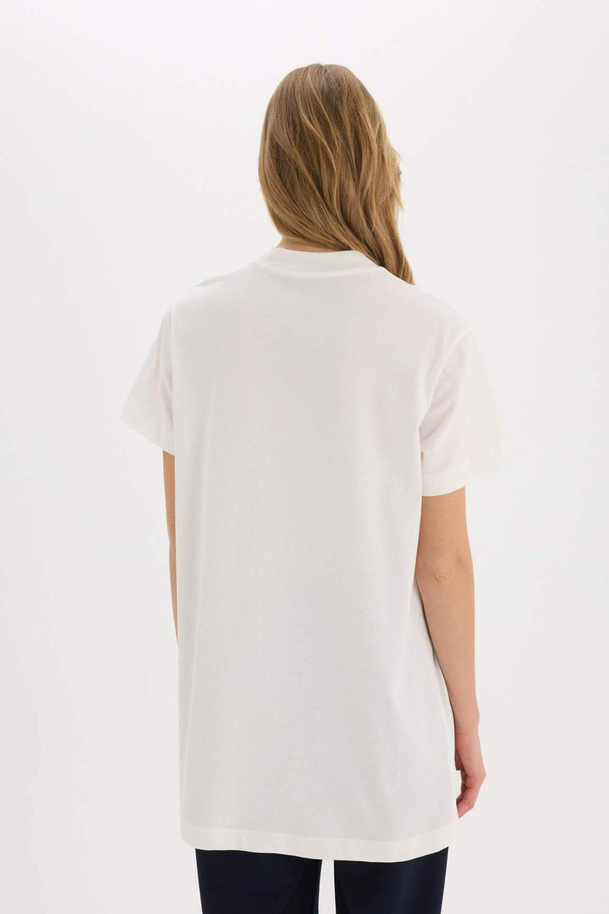 Defacto Kadın Short Sleeve Tunic A8351Ax - Ekru