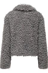 Only Tida Kadın Peluş Ceket 15373878 - Gri
