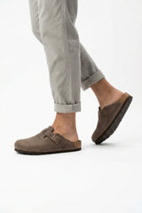 BIRKENSTOCK BOSTON BF NU 1033076 - Koyu Kahverengi