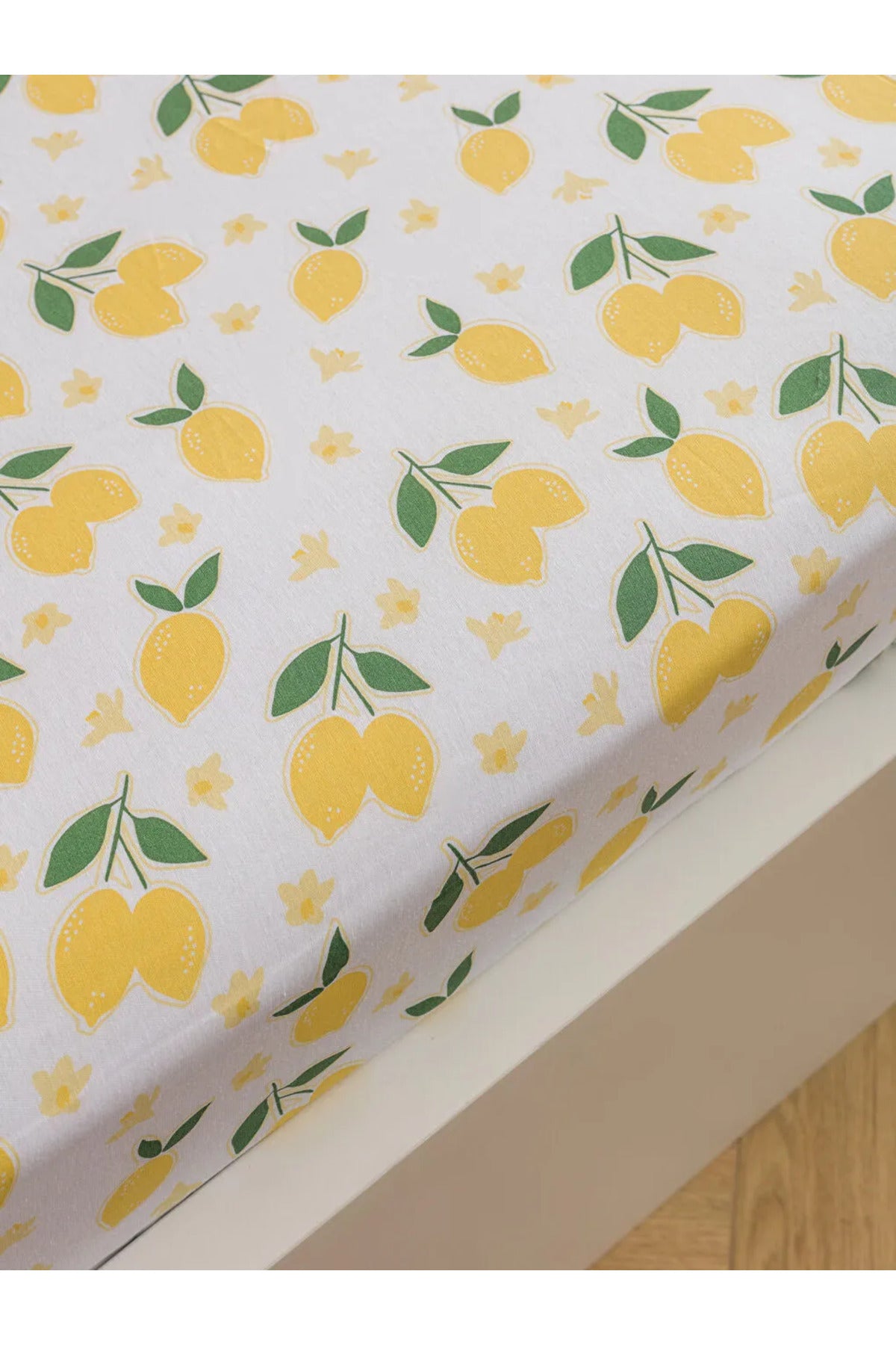 LC Waikiki Home Limon Desenli Tek Kişilik Lastikli Çarşaf S69658D8 - Karışık
