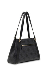 Guess Karnilla Logo Kadın Omuz Çantası HWOS9901220 - Ekru / Krem