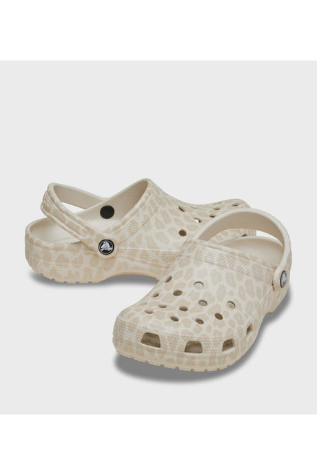 CROCS UNISEX Classic Animal Clog 211800 - Bej/Leopar