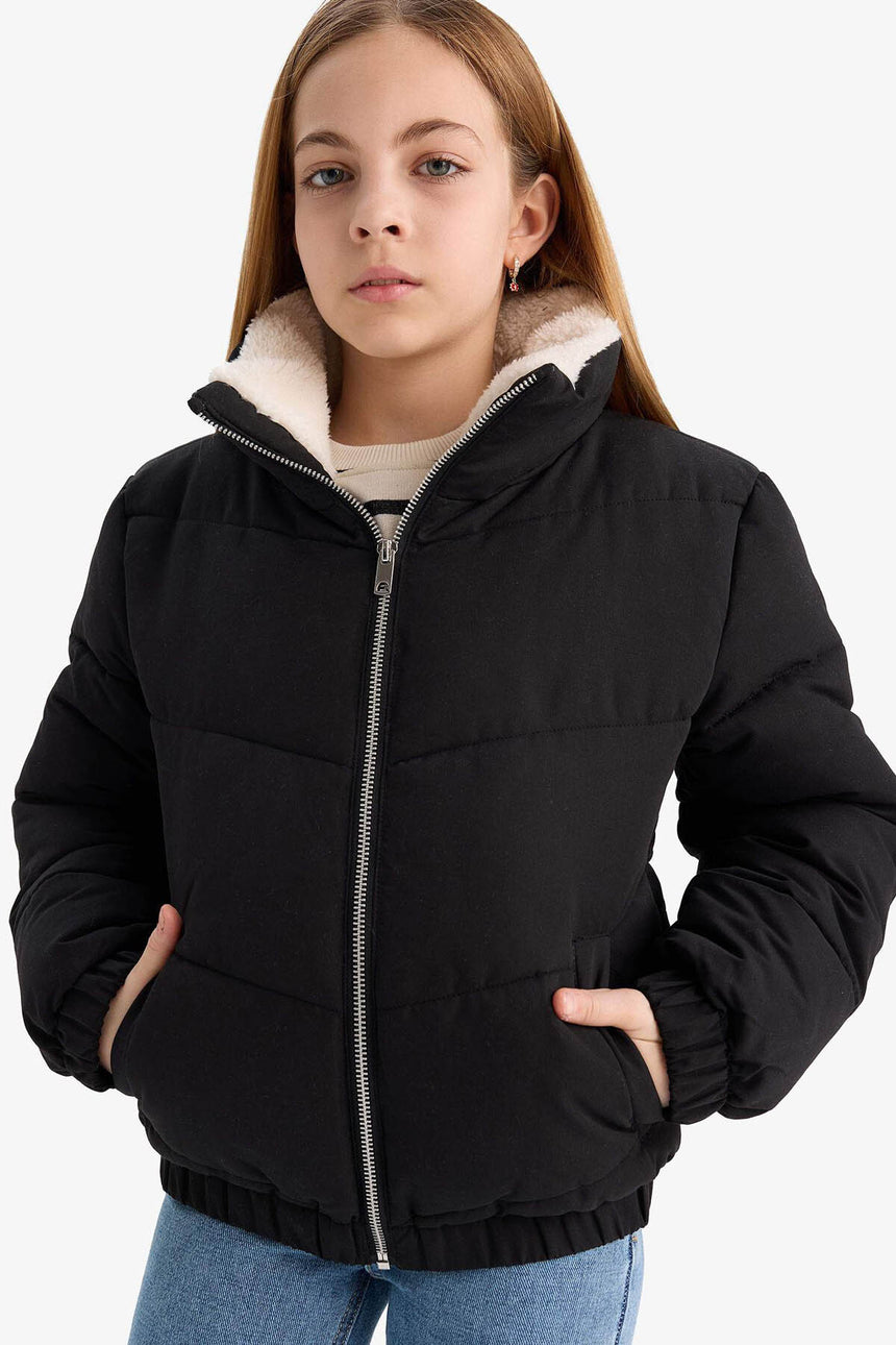 Defacto Çocuk Mont C5390A8 - Siyah