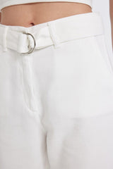 Defacto Kadın Trousers D4467AX - Kırık Beyaz