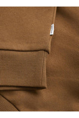 JACK&JONES SWEAT 12250747 - Kahverengi/ Turuncu