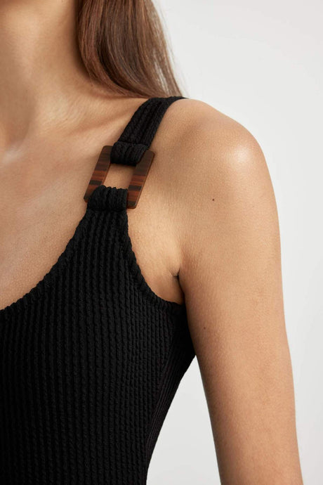 Defacto Kadın Swimsuit T8005Az - Siyah