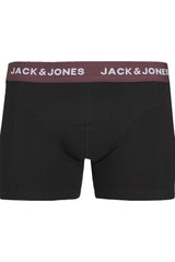 JACK&JONES JACOLIVER SOLID TRUNKS 5 PACK BOX 12259103 - Siyah