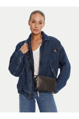 Calvin Klein Kadın EMBLEM AOP ELONGATED CAMERA BAG LV04F3268G - Siyah