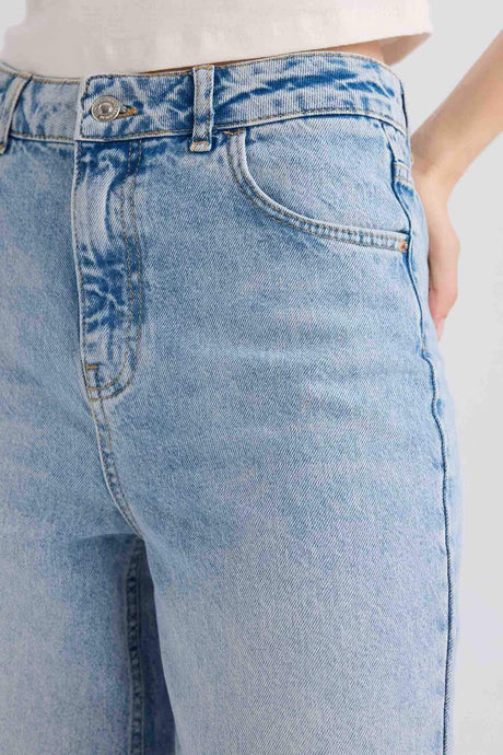 Defacto Kadın Trousers E4269Ax - Açık Mavi