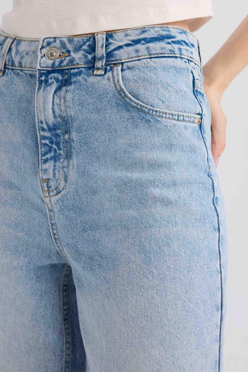 Defacto Kadın Trousers E4269Ax - Açık Mavi