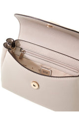 GUESS KADIN EVIE TOP HANDLE FLAP HWBG9664200 - Açık Bej / Krem