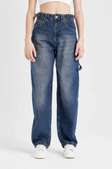 Defacto Kadın Trousers D0748Ax - Mavi