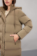 Defacto Kadın Parka C3849AX - Gri/ Kahverengi
