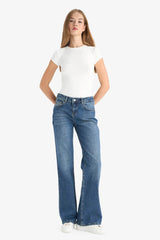 Defacto Kadın Trousers G1407AX - Mavi