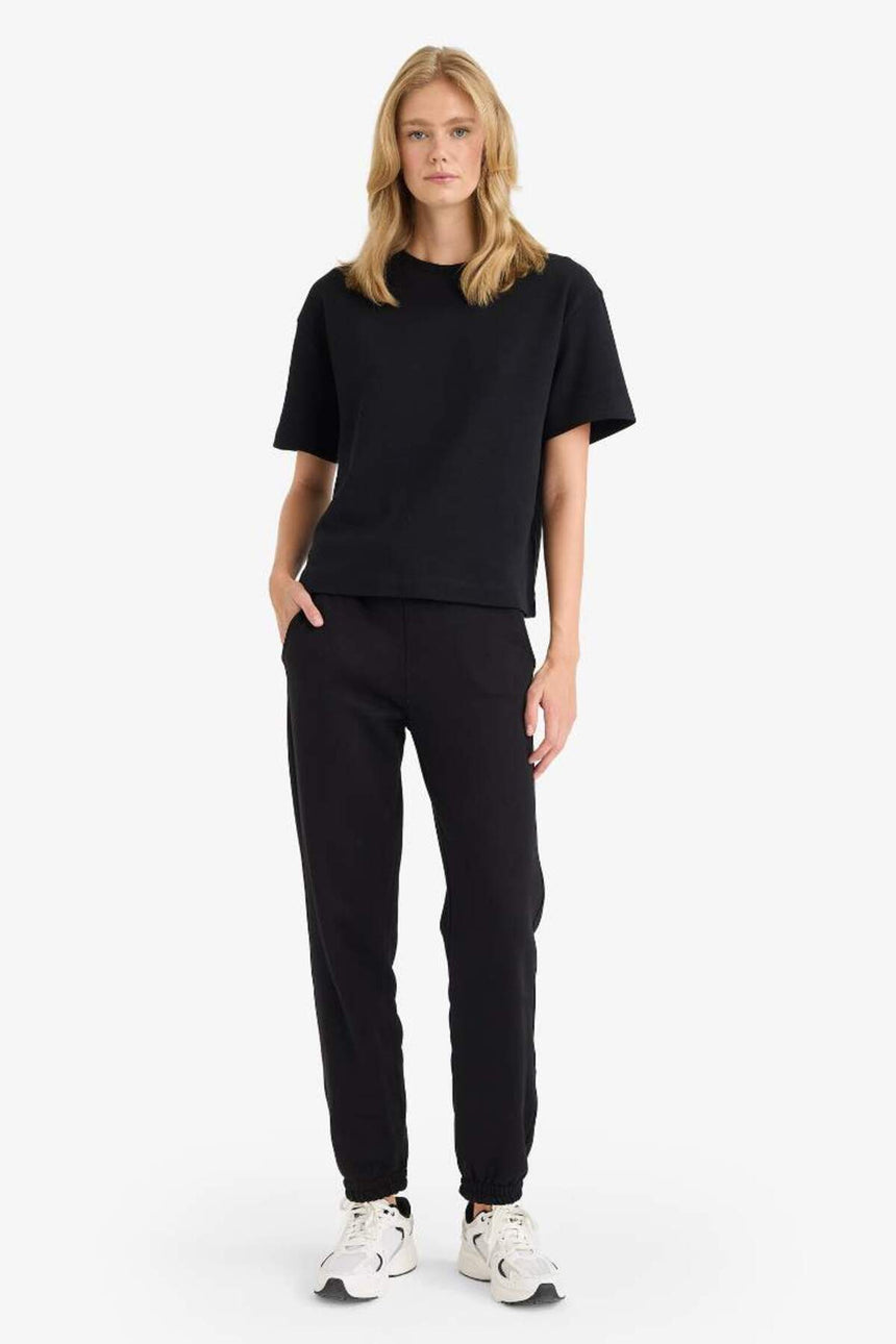 Defacto Kadın Trousers V2700AZ - Siyah
