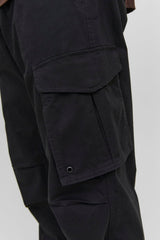 JACK&JONES JPSTKANE NOAH CUFFED CARGO NOOS 12242264 - Siyah