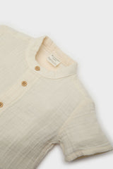 Defacto Çocuk Woven Set B8080A5 - Ekru