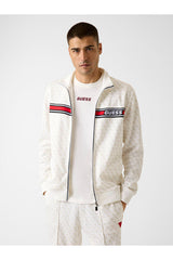 GUESS ERKEK KORBIN FULL ZIP TRAC Z2BQ06K7122 - Beyaz
