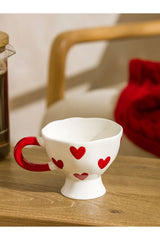 LCW HOME S61085B8 KUPA,HEART-KP - Beyaz