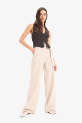 Defacto Kadın Trousers D4467AX - Açık Kahve