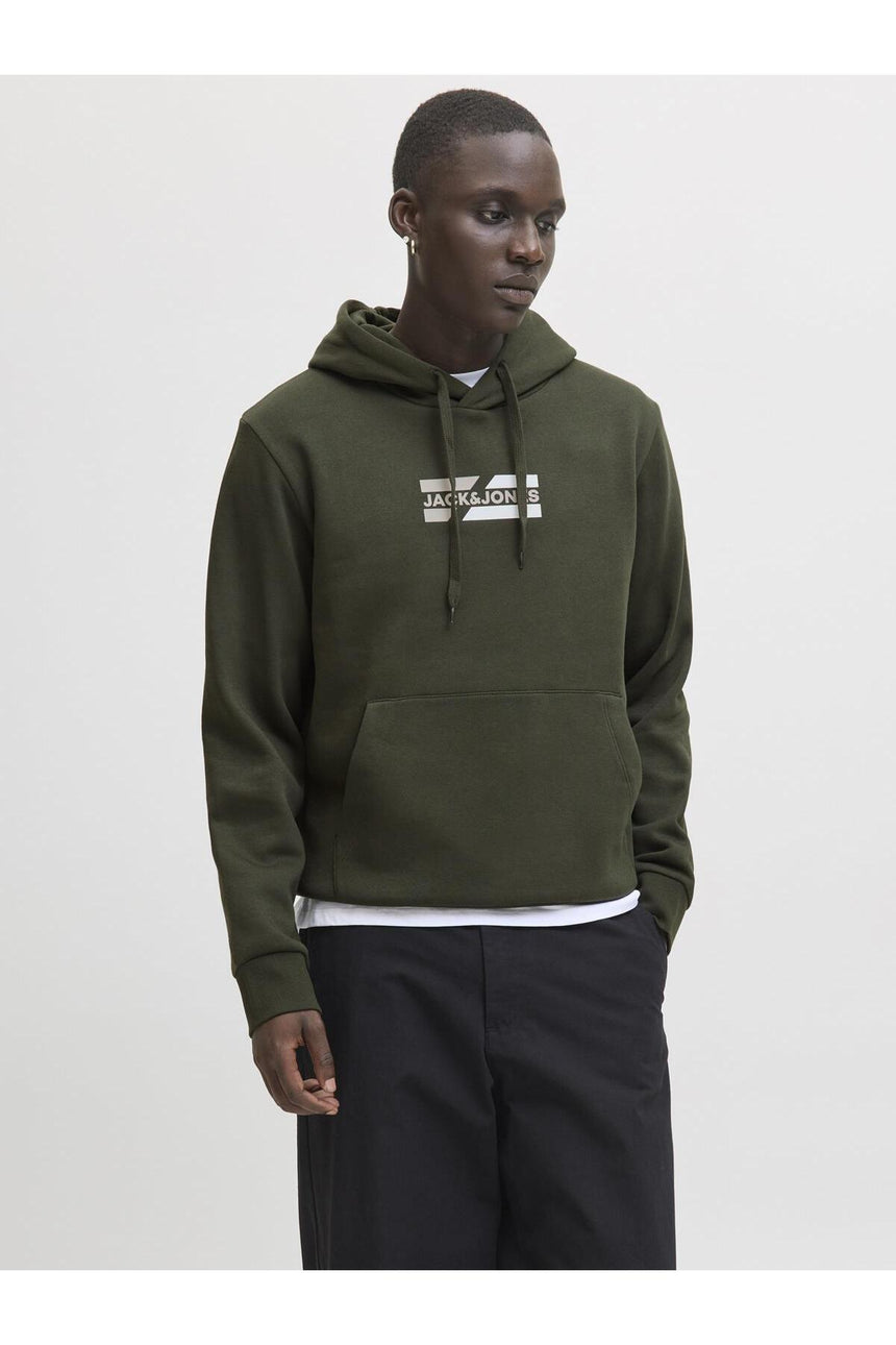 JACK&JONES SWEAT 12268422 - Koyu Yeşil