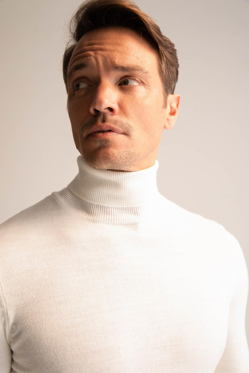 Defacto Erkek Pullover R1124Az - Ekru