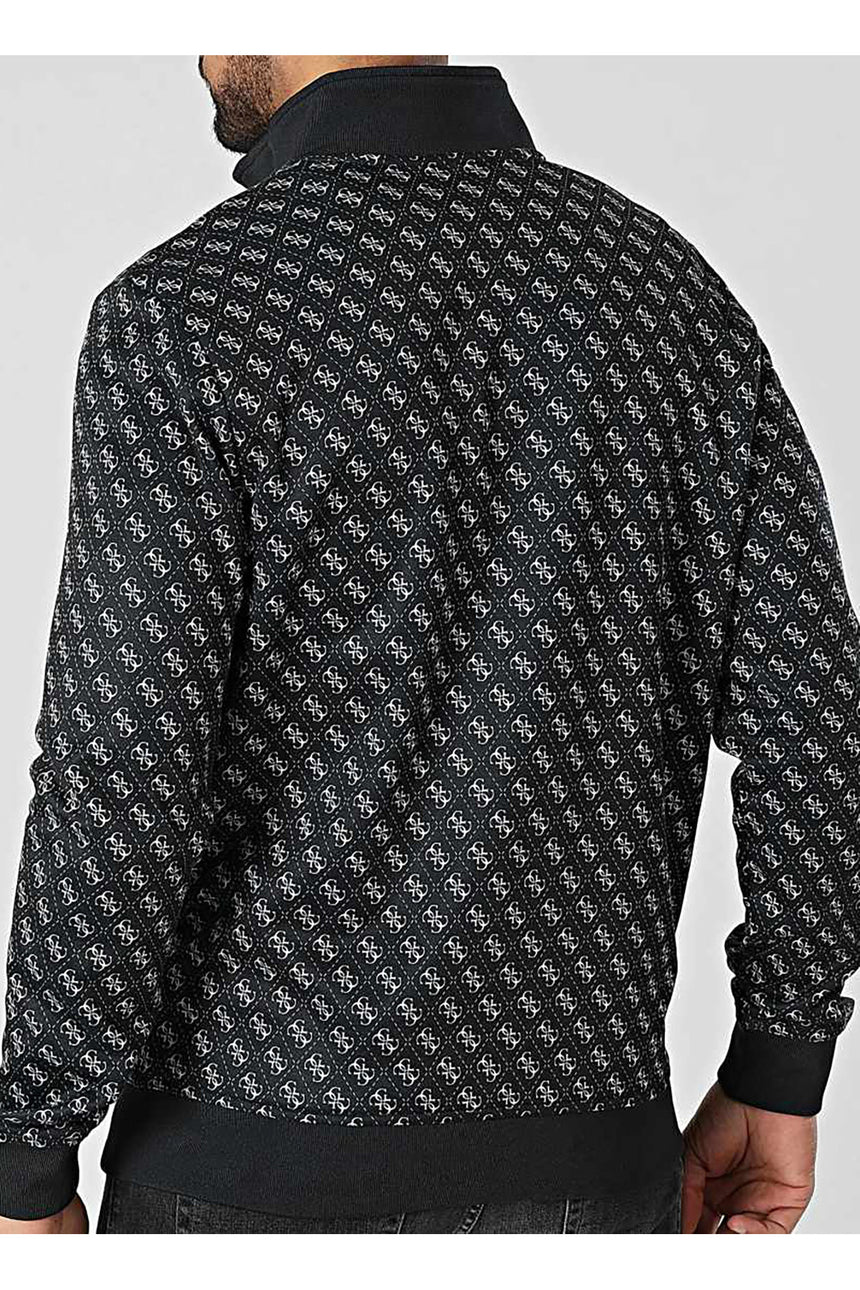 GUESS ERKEK KORBIN FULL ZIP TRAC Z2BQ06K7122 - Siyah/ Lacivert