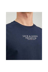 JACK&JONES JPRBLUARCHIE SS TEE CREW NECK NOOS 12217167 - Koyu Lacivert