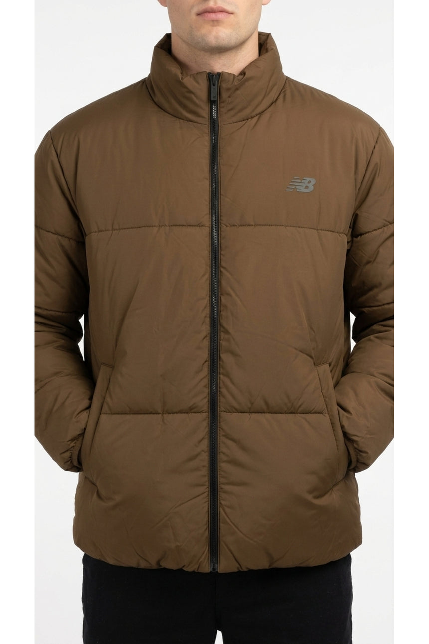 NEW BALANCE NB LIFESTYLE MEN JACKET MNJ3638-BK - Kahverengi