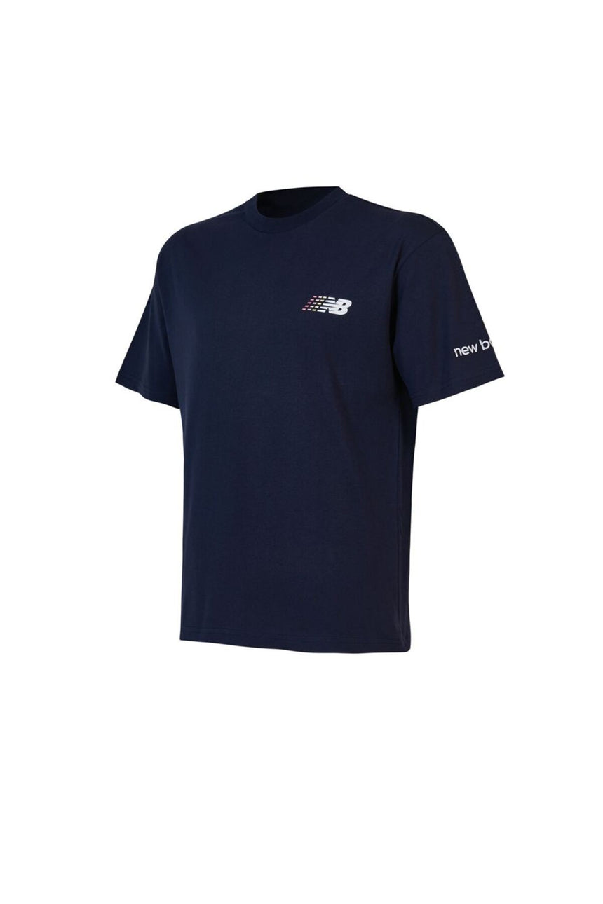 NEW BALANCE ERKEK T-SHİRT MNT1644 - Lacivert