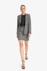 Defacto Kadın Woven Skirt D3062AX - Gri