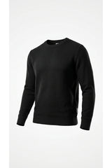 JACK&JONES PLUS JJERYDER KNIT CREW NECK SN PLS 12298715 - Siyah