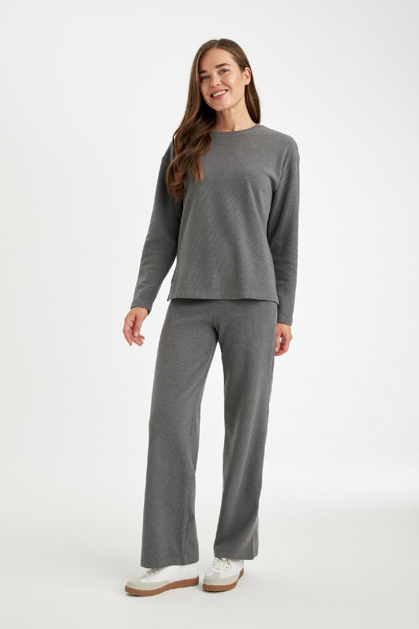 Defacto Kadın Trousers D0361AX - Antrasit