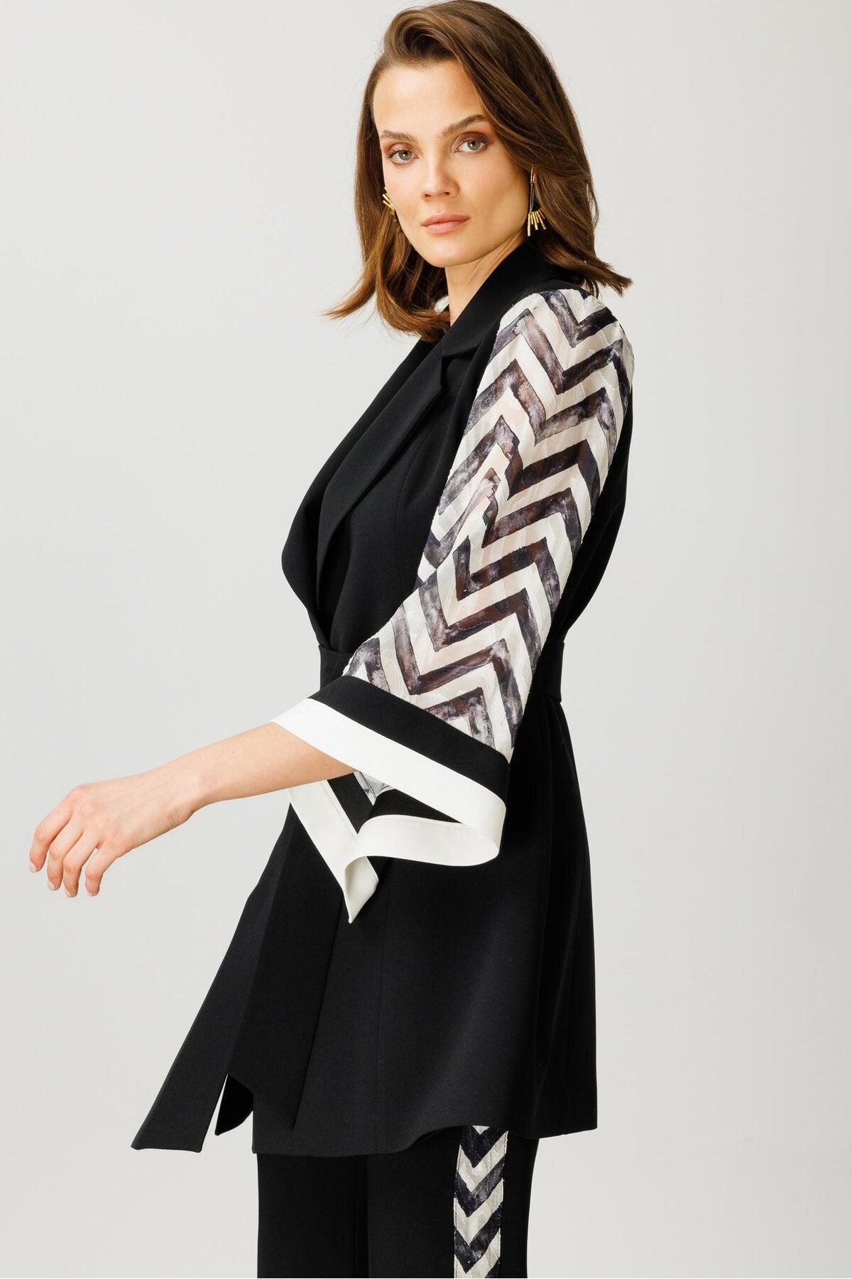 Moda İlgi ILG241CKT07565 Kadın Ceket - Siyah