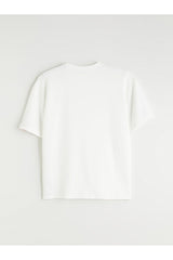 LC Waikiki Erkek Kısa Kollu T-Shirt W5MG46J8 - Ekru