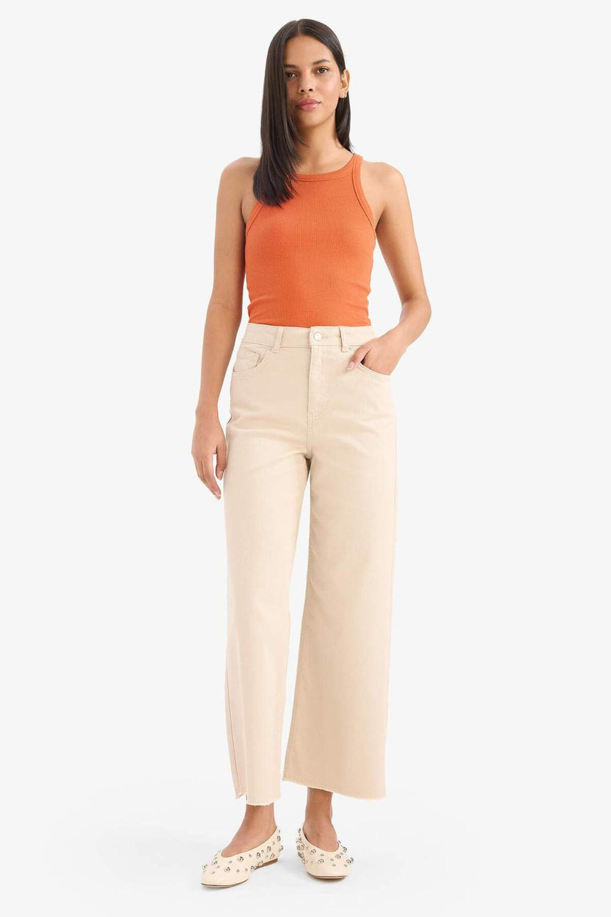 Defacto Kadın Trousers C7535AX - Açık Kahve
