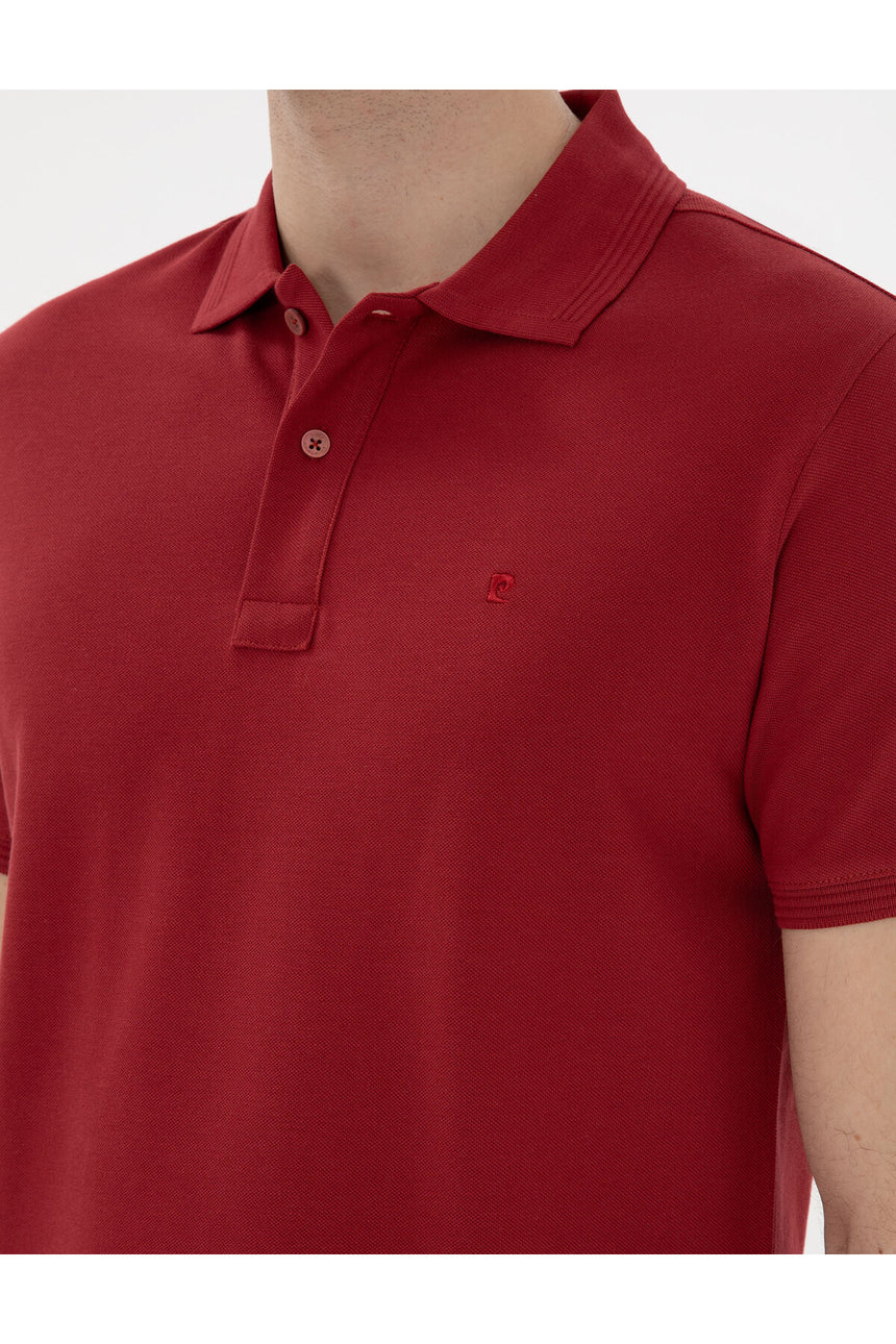 Pierre Cardin 2131539 Erkek Polo Yaka T-Shirt - Kırmızı