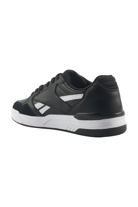 Sporline Reebok Andy Pose siyah erkek sneaker, beyaz detaylı tekstil yüzeyli günlük spor ayakkabı