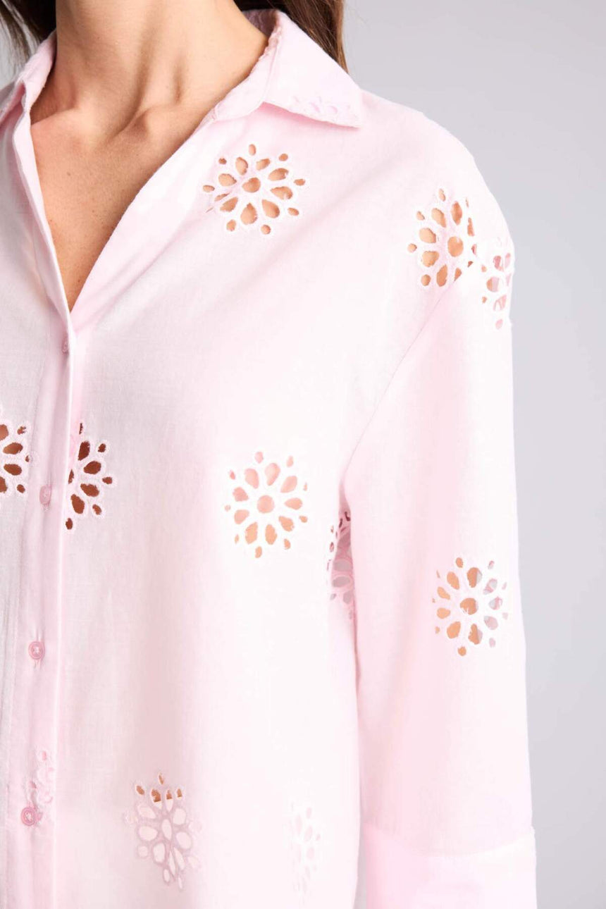Defacto Kadın Long Sleeve Shirt B5419AX - Açık Pembe