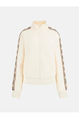 GUESS KADIN BRITNEY FULL ZIP SWE V2YQ16KB3P2 - Krem