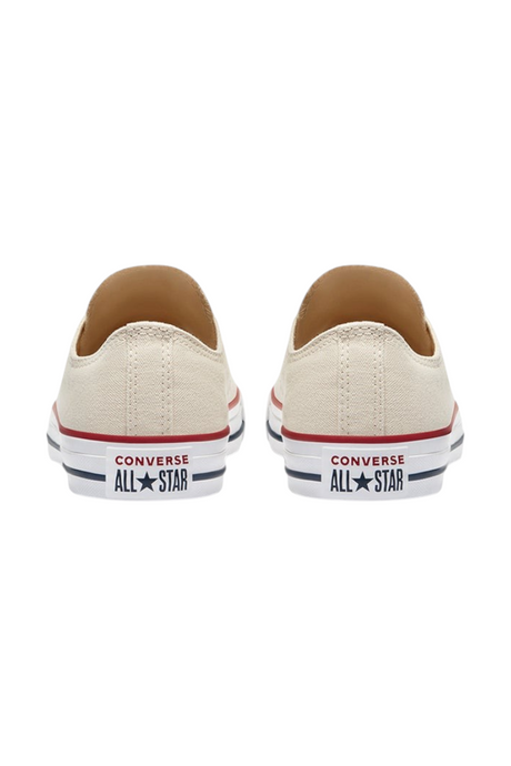 Sporline Converse Chuck Taylor All Star krem rengi pamuklu erkek sneaker ayakkabı arka görünüm