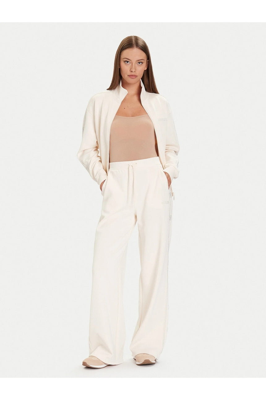 GUESS KADIN OCTAVIA WIDE LEG PAN V5BB12KCX22 - Kırık Beyaz