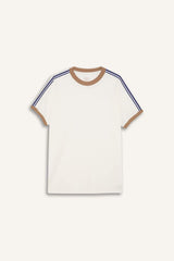 Defacto Erkek T-Shirt C2563Ax - Ekru