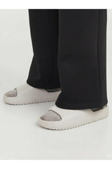 JACK&JONES JFWRIPPLE MOULDED SLIDER LN 12274637 - Bej/ Açık Gri