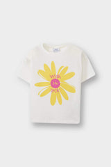 Defacto Çocuk Short Sleeve T-Shirt E0723A5 - Ekru