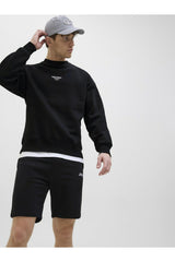 JACK&JONES JPSTGORDON ARCHIVE SWEAT SHORTS MID SN 12288638 - Siyah