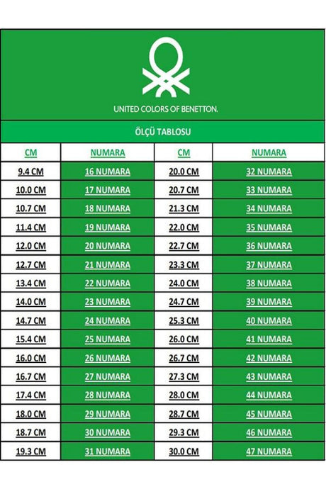 benetton bayan spor ayakkabı bnı-10031 - Siyah