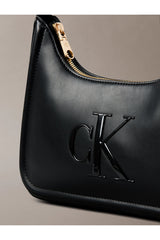 Calvin Klein Bold CK Small Shoulder Bag Kadın Omuz Çantası LV04F3230G - Siyah