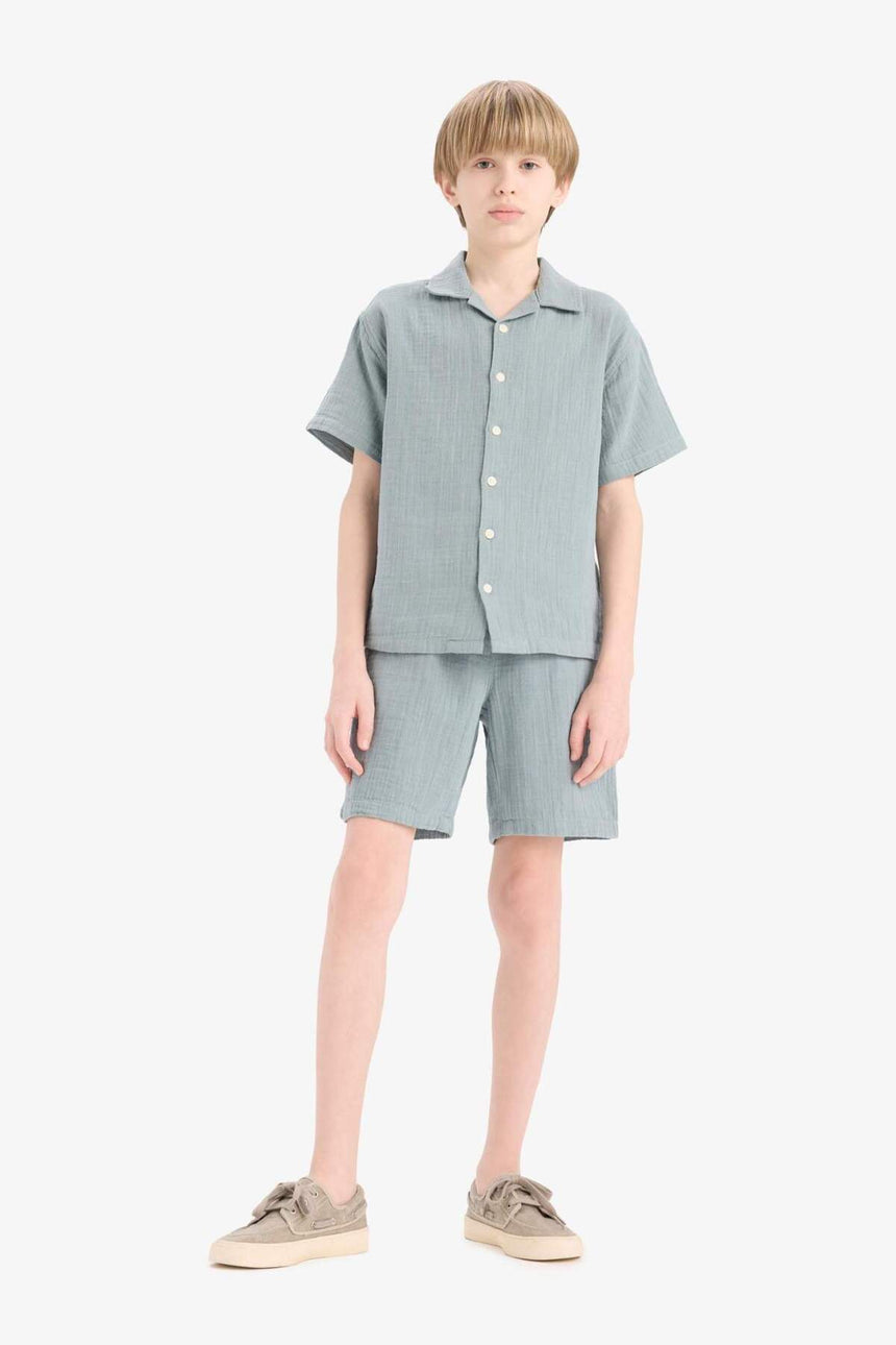 Defacto Çocuk Woven Bottom Z5370A6 - Açık Mavi